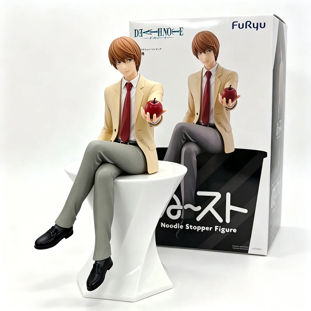 Yagami Light Figur Death Note Anime Noodle Stopper Figur Desktop Golf Modell Spielzeug Geschenk Sammlerstück Ornamente PVC Puppen – Detail 1