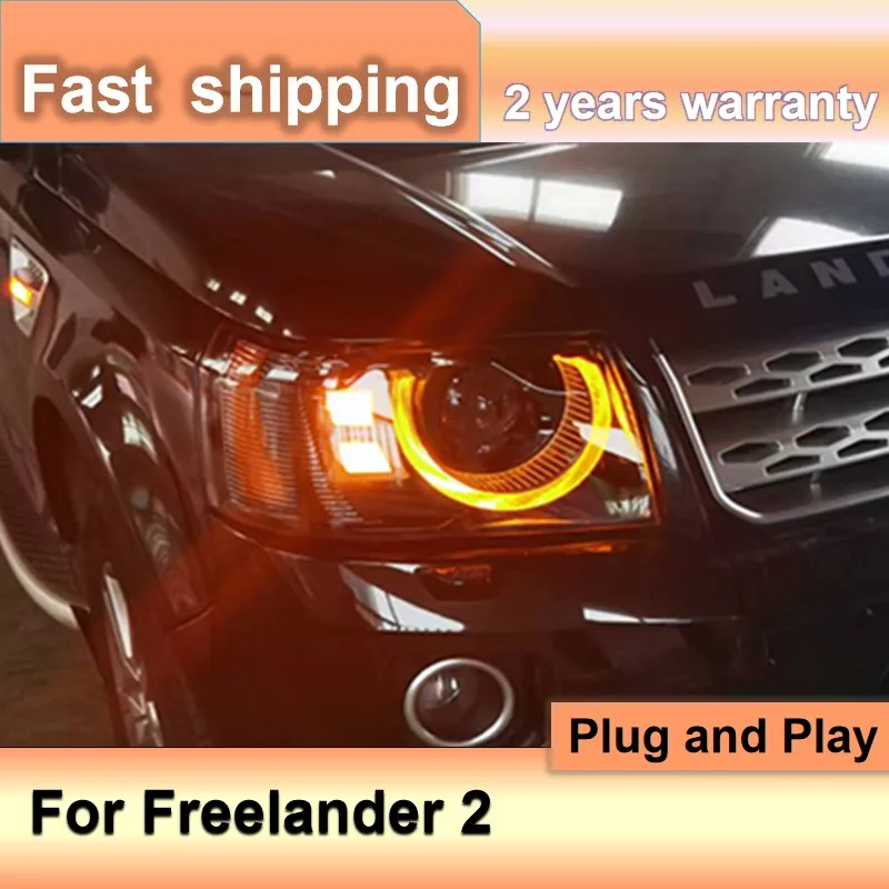 

Car Accessories for Land Rover Freelander 2 LED Headlight 2010-2015 Freelander 2 Head Light DRL Turn Signal High Beam Projector