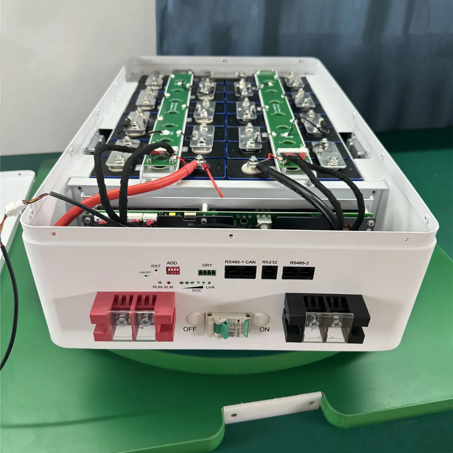 

5Kwh Solar Lithium Battery Wall Mounted Power case 48V 51.2V 100AH Lifepo4 Battery Metal Shell Storage DIY 100ah Box with JK BMS