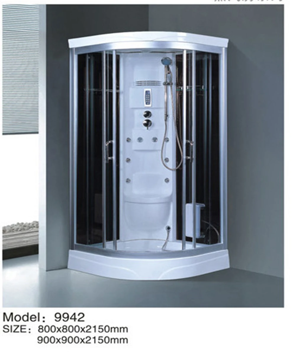 900X900X2150mm Luxury Steam Shower Cabin Bathroom Shower Enclosure Multi-Functional Wet Sauna Room 9942