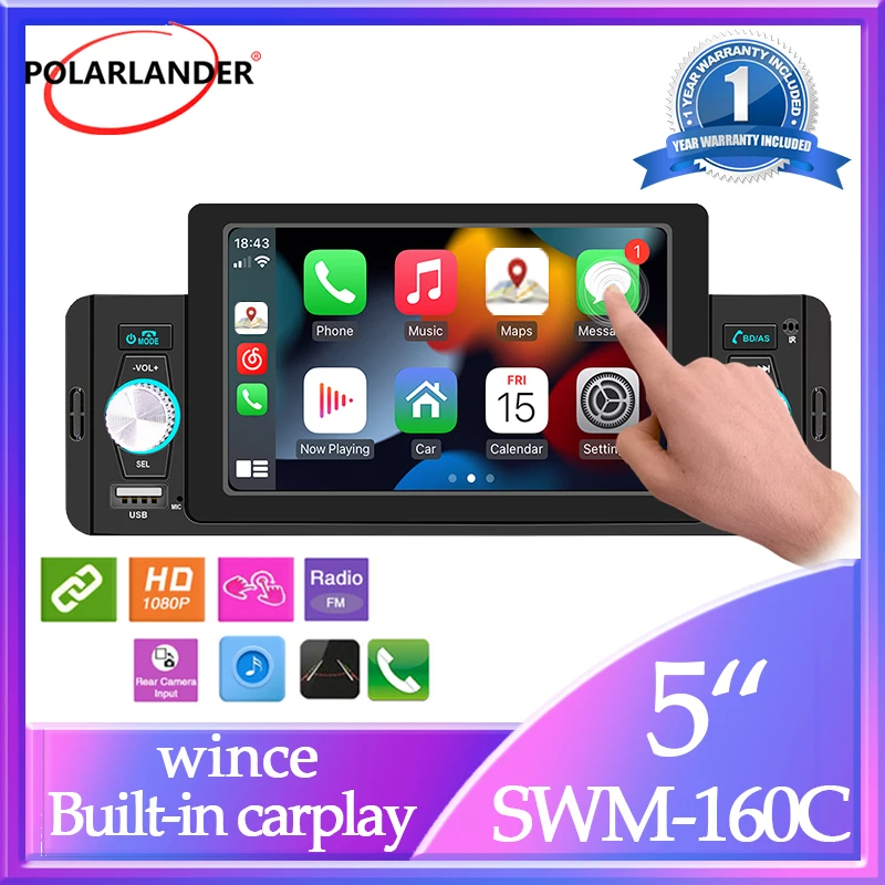 5 Inch Car MP5 Play…