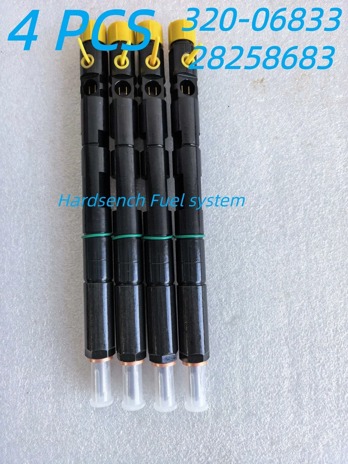 4PCS 320-06833 32006833 High Quality Diesel Fuel Injector for JCB CR 28258683 Common Rail Injector Nozzle