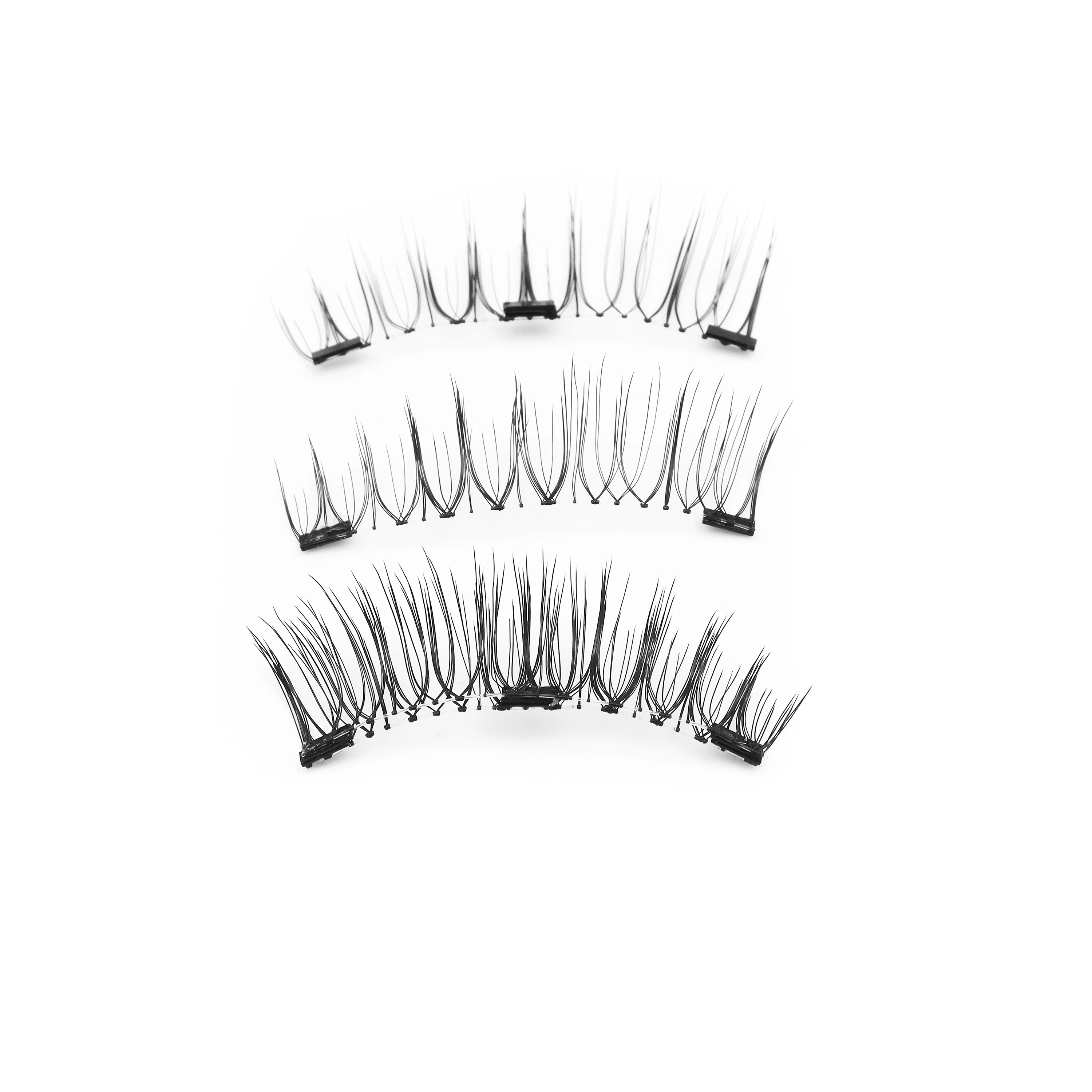 Künstliche Nerzwimpern 3D Magnetische Natürliche Falsche Wimpern Großhandels-Set Wiederverwendbare Magnetwimpern mit Pinzette – Detail 13