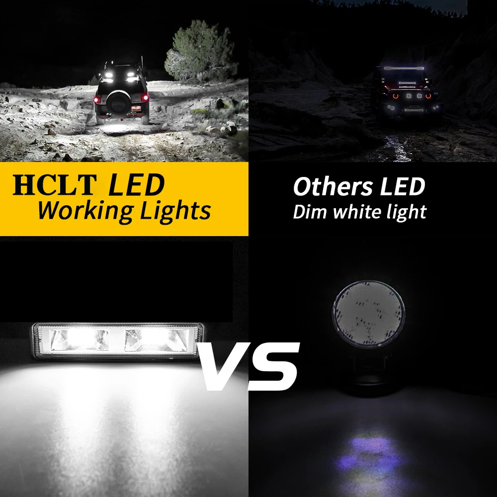 LED سيارة ضوء العمل 84 واط عالية مشرق الأضواء الطرق الوعرة السيارات شاحنة القيادة الضباب المصابيح الأمامية DRL القيادة مصباح ألومنيوم 12 فولت 24 فولت