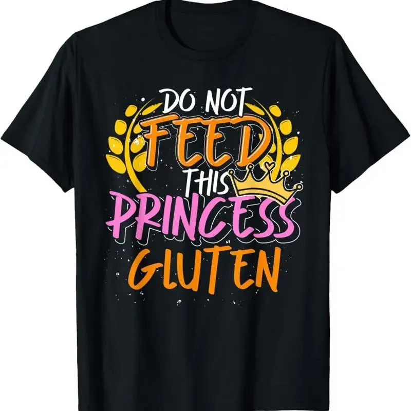 Food Allergy Gluten Intolerant Princess Funny Free T Shirt