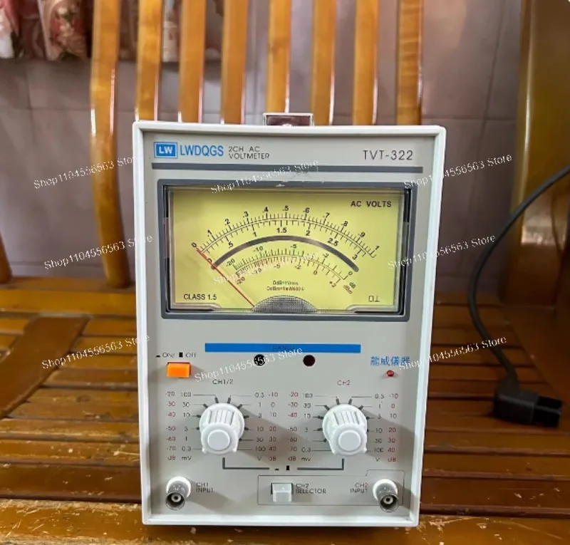 TVT-322 Dual-channel Millivolt Meter  High-quality pointer-type voltage measuring instrument