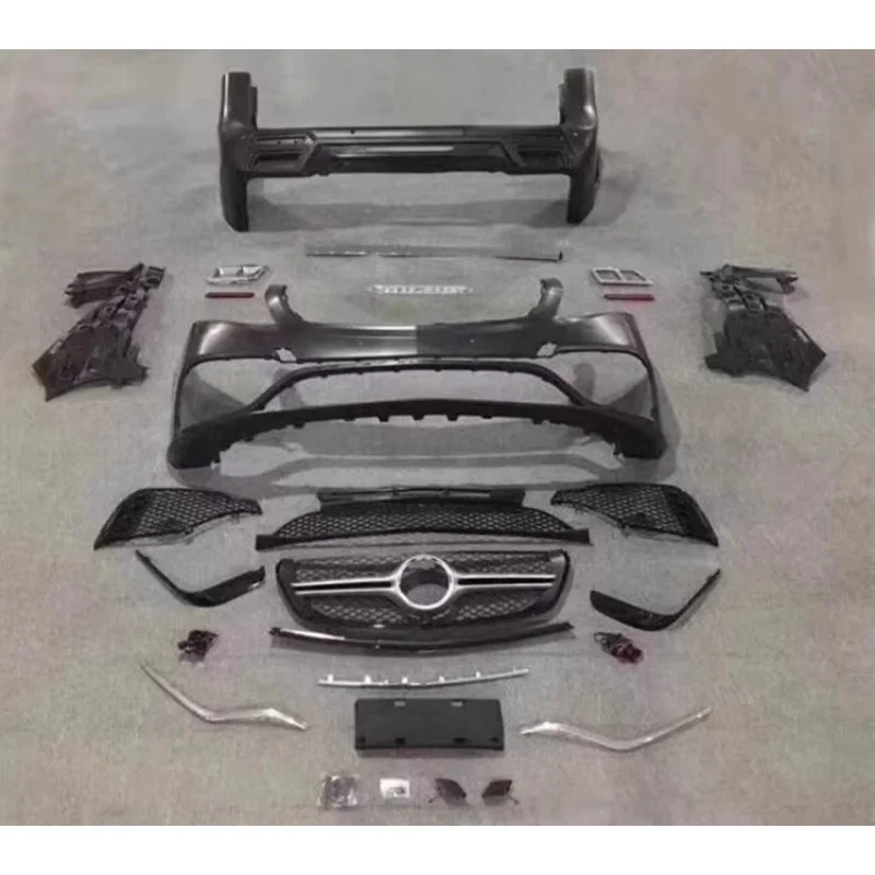 

Передний и задний бамперы, решетка радиатора для Mercedes Benz Vito V260, V260L, V250L, V250, V250D, V220D 16-19, модифицированный спортивный стиль, комплект для тюнинга кузова автомобиля.