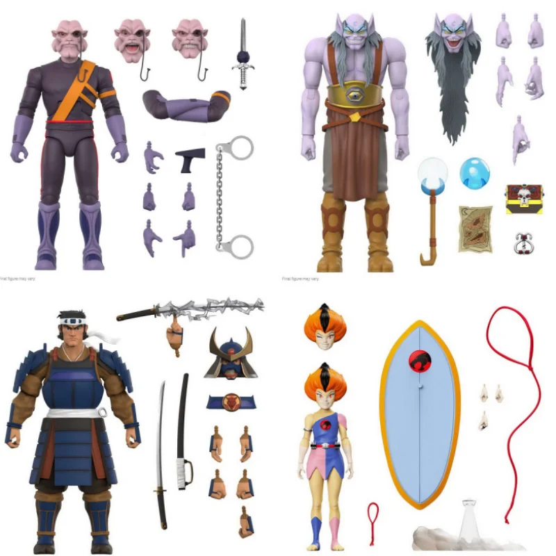 

In Stock Super7 Tcw7 1/12 Scale Thundercats TCW8 Willie Xiaoqi Samurai Yawata Shana Captain Arullo Full Set Action Figure Model