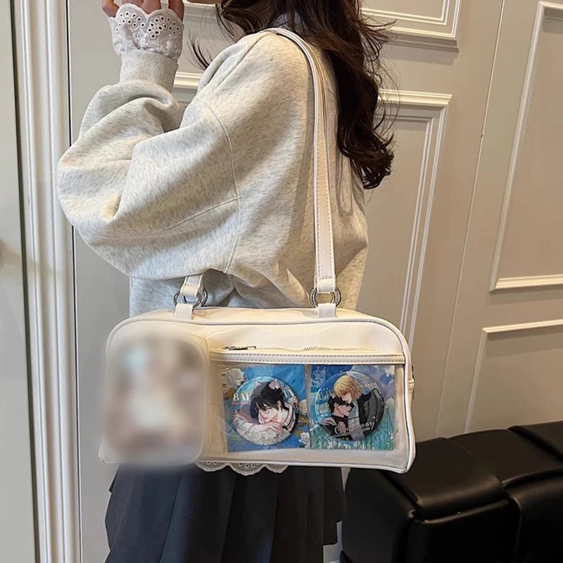 

Sweet and Cool Ulzzang Ita Bag Dolls Bag Jk Uniform Shoulder Bag Preppy Style Fashion Casual Armpit Bag Bolsos Mujer Pain Pack