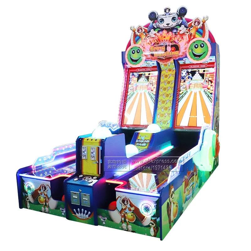 Rolling Ball Video Bowling Machine Kids Indoor Sport Amusement Park Game Room Equipment Redemption Coin Operated Arcade Machines