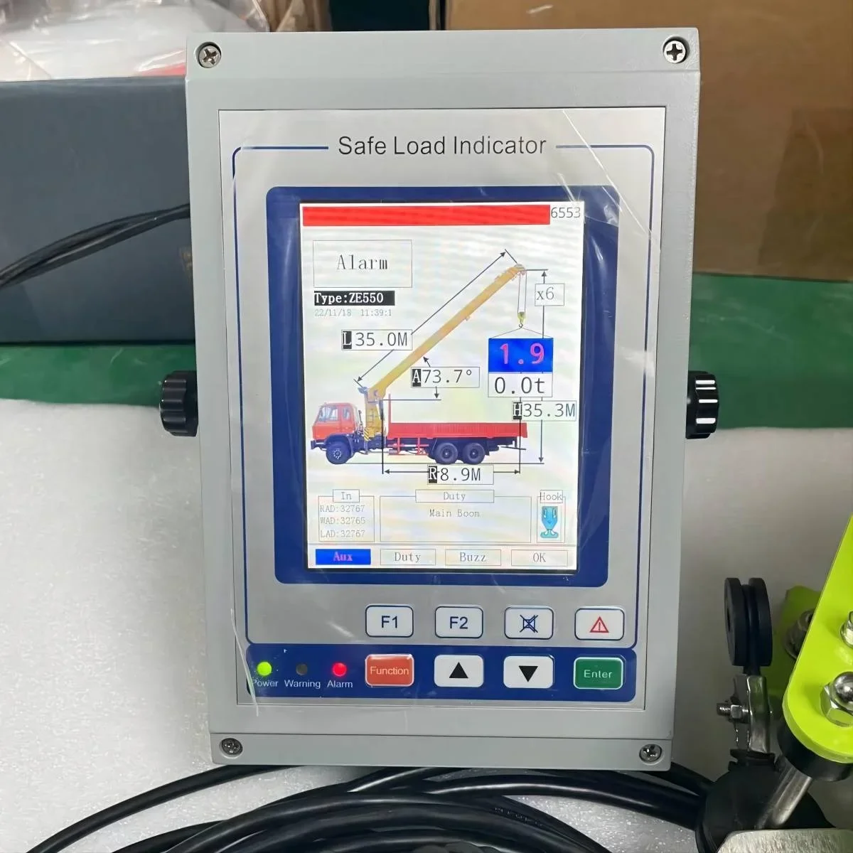 JL-3000 Load Moment Indicator Complete Kit Installed On Boom Truck Cargo Crane