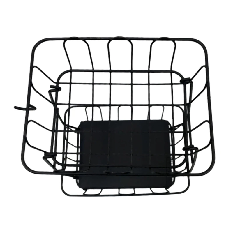 

Double Layer Metal Fruit Basket For Kitchen Storage With Ventilated Design And Durable Iron Construction Storage Basket