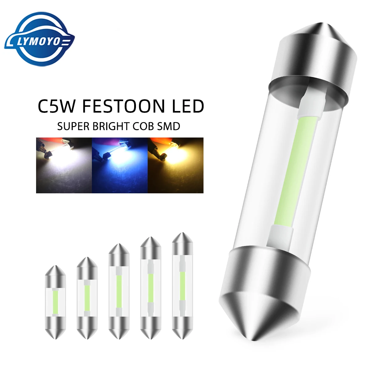 yZ[z10  C5W LED d Canbus 31 ~[g 36 ~[g 39 ~[g 41 ~[g Led tFXgD[Cg COB KXio[v[gdԃCeAhD[v