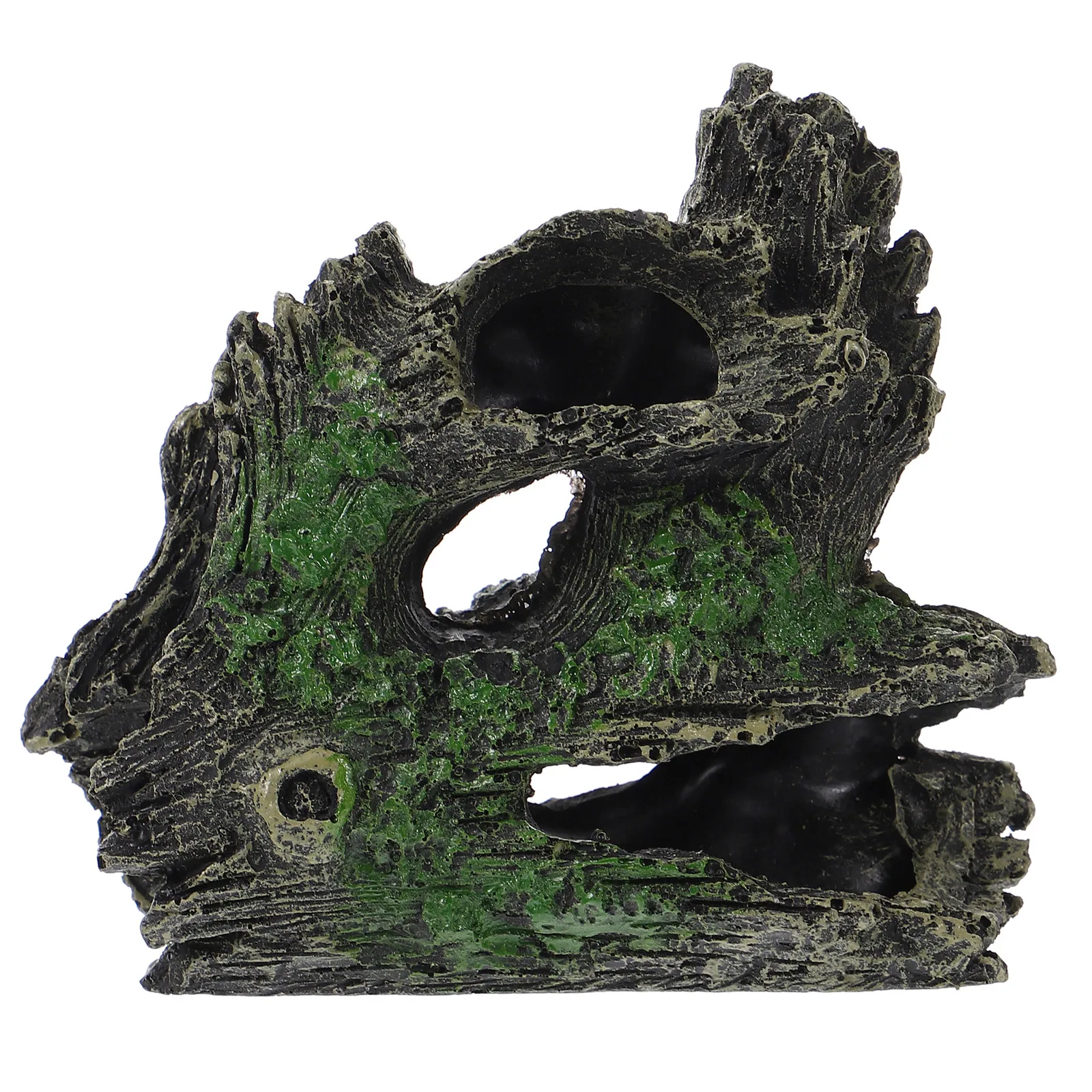 

1 шт. полая декоративная фигурка из смолы в виде рыбьего убежища для аквариума (пресноводного/морского), реалистичный дизайн, легко чистится