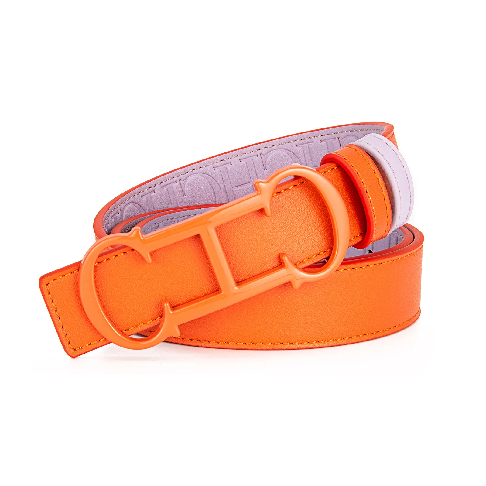 Omkeerbare damesriem, 2 maten, dubbelzijdig lederen tailleband, geschenkdoos, comfortabele, veelzijdige riem voor damesmode - afbeelding 1