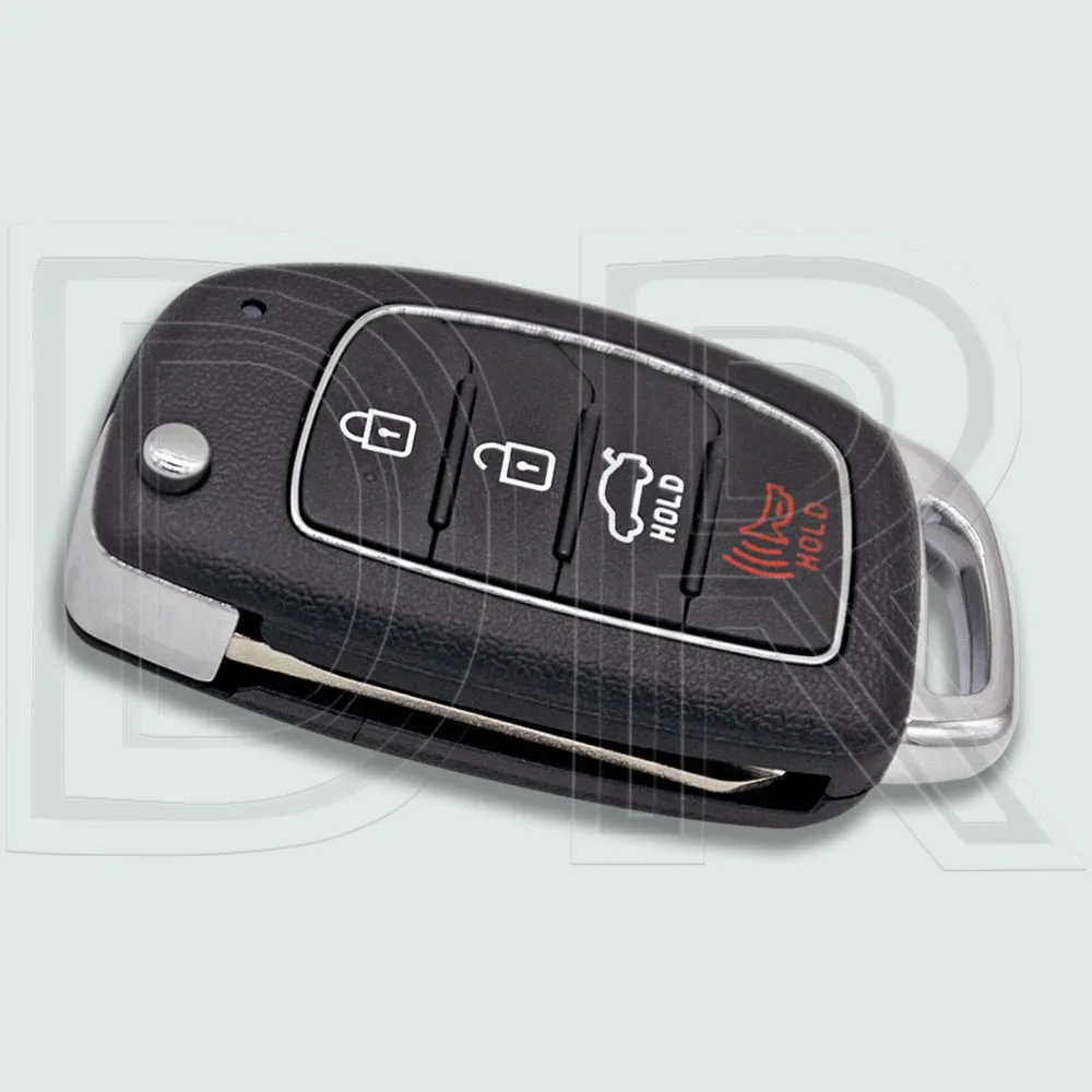 DR 95430-1S110 純正PCB 純正4D60チップ 433MHzフリップカーリモートキー HYN14Rブレード付き ヒュンダイHB20 2016 2017 2018 2019用