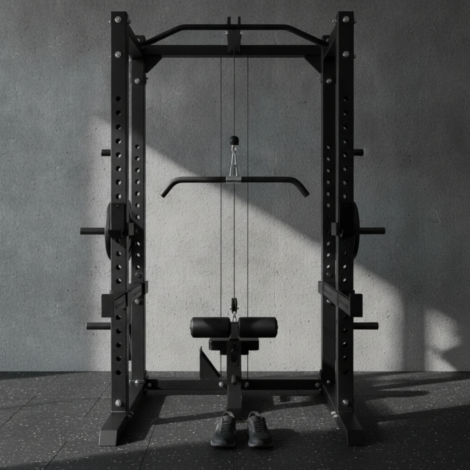 อุปกรณ์เสริมสำหรับออกกำลังกายข - Home Gym Power Rack บทวิจารณ์และราคา