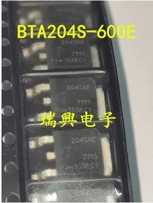 10PCS BTA204S-600E BTA204S TO-252