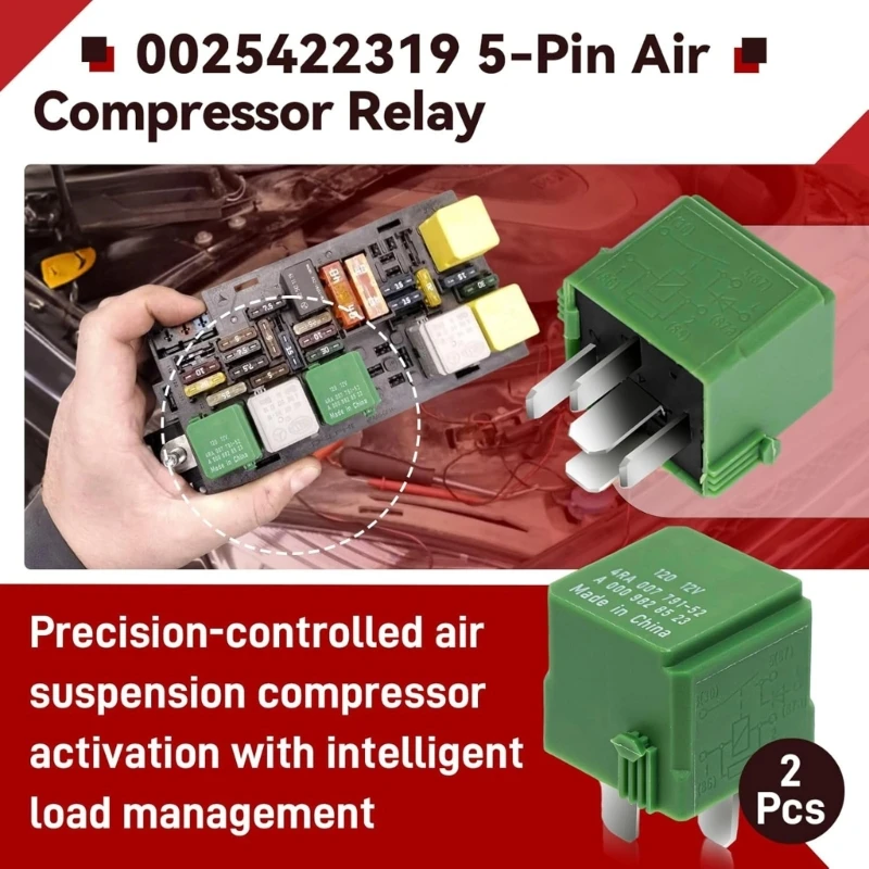M76E 5 Pin Air Compressor Starter Relays 0009828523 Replacements for W221 W222 W220