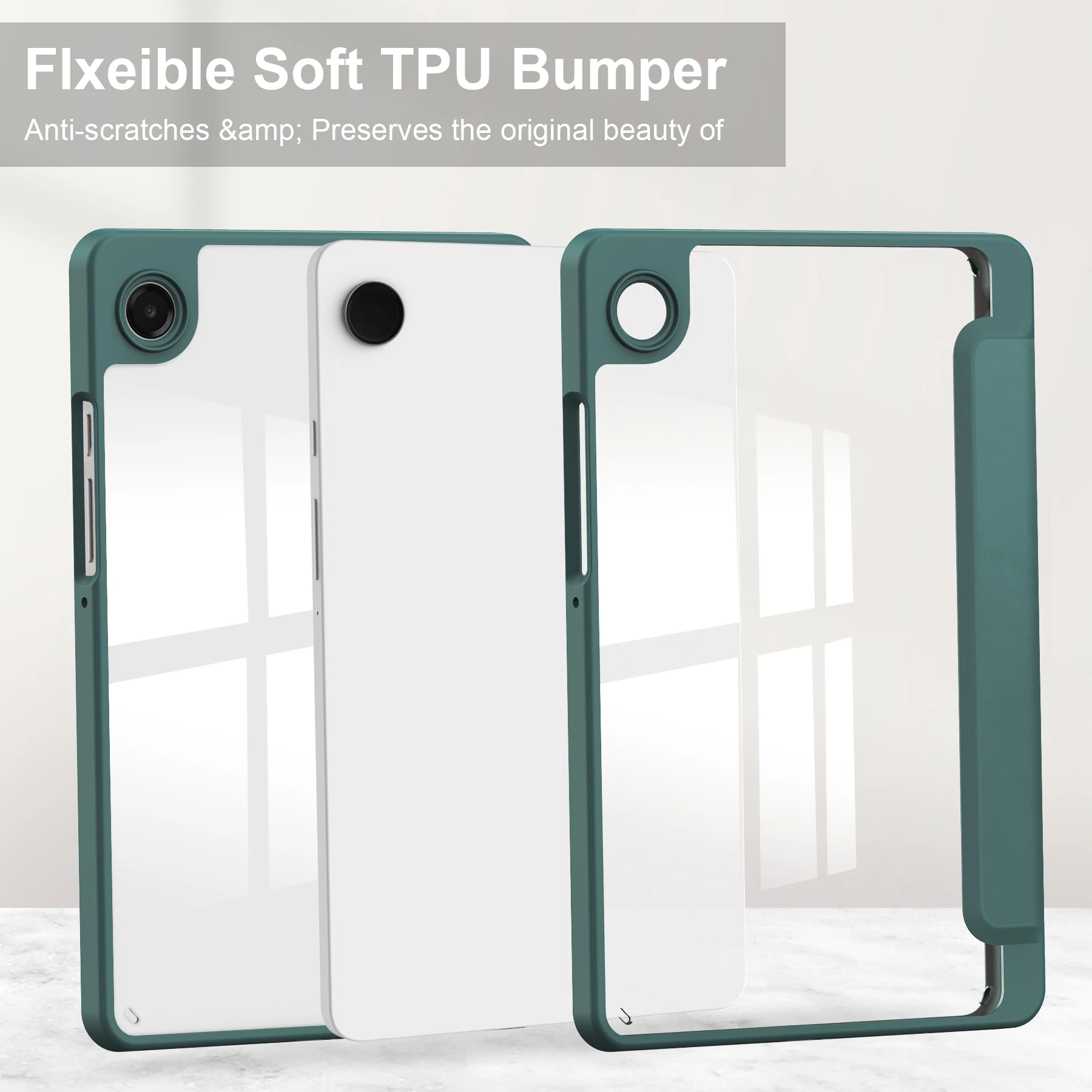 

Чехол из искусственной кожи для Samsung Galaxy Tab A11 8,7 дюйма, 2025 SM-X135F/X133/X135, чехол с автоматическим режимом сна и складной подставкой