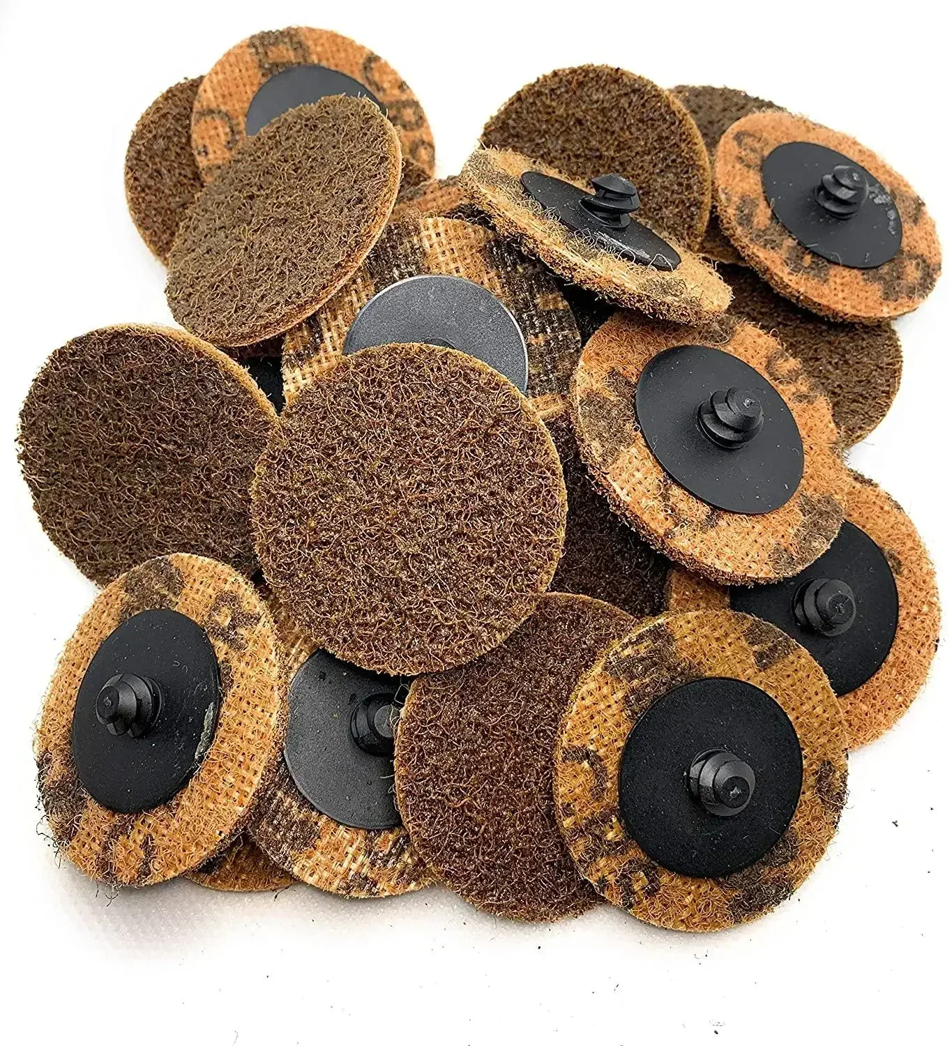 10/30Pcs 2inch Roll Quick Change Discs Surface Conditioning Discs Sanding Disc for Surface Prep Paint Stripping Grinding
