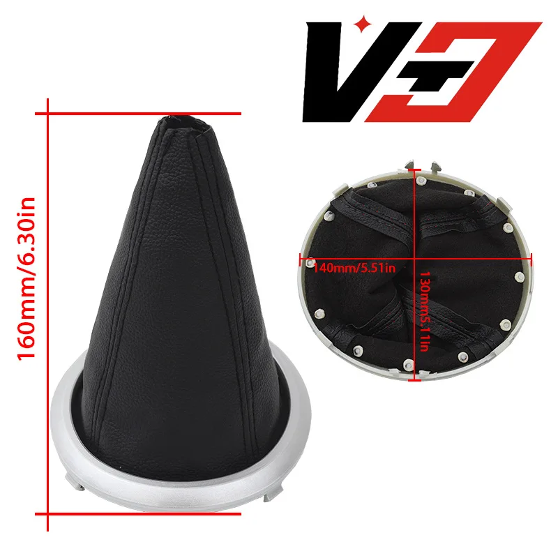 Complete OnePiece Gear Shift Knob With Boot Assembly OEM Look For Suzuki Swift For SX4 For Alto Manual Transmission