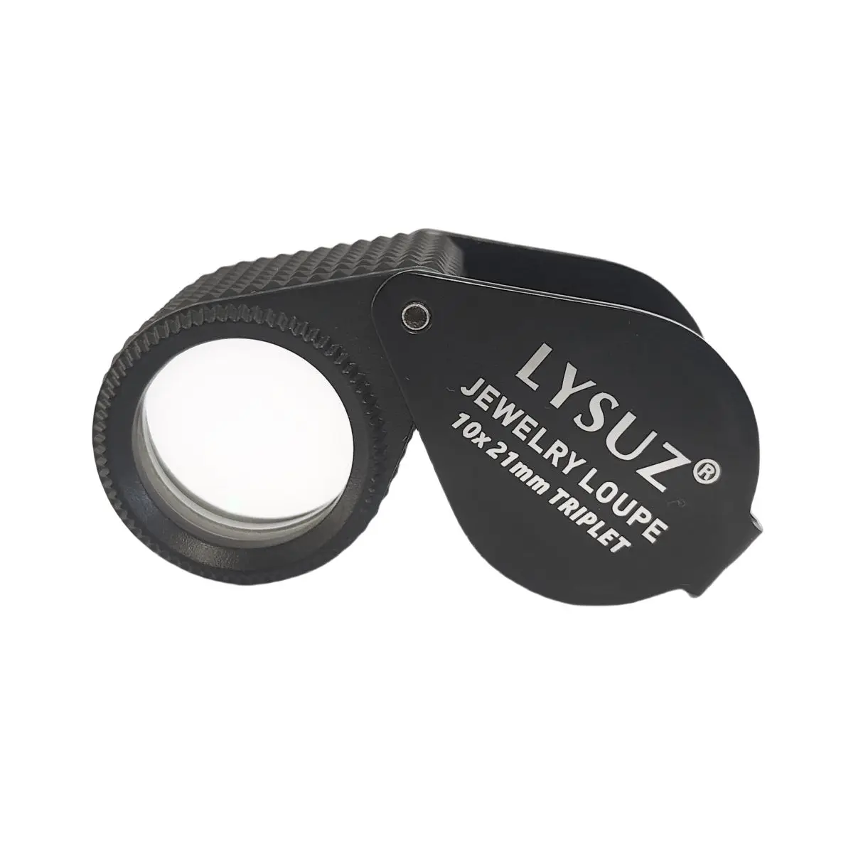 

LYSUZ Jewelry Portable Loupe 10X Diameter 21mm with Multi-layer Coated Aplanatic Achromatic Magnifying Glass Gemstone Diamond
