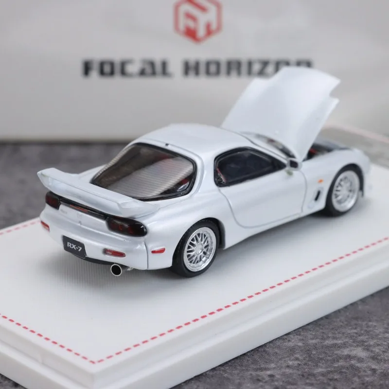 FH 1:64 マツダ RX-7 FD3S Aスペック スピードシミュレーション スタティック合金 オープンリッド カーモデル、男の子のホリデーギフト おもちゃ コレクション 飾り。