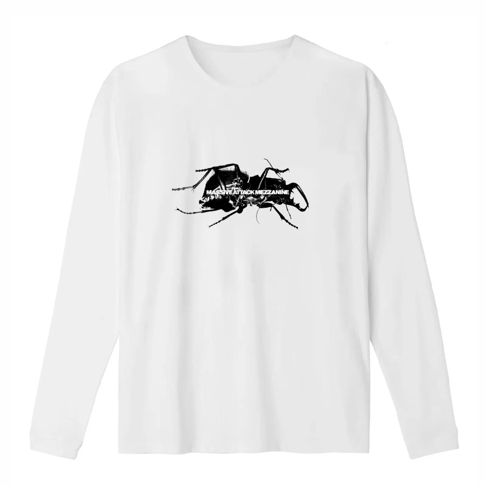 Massive Attack Mezzanine Album Cover HD T-Shirt Summer Casual Cotton Tee Oversized Streetwear Tops Vintage Graphic Print