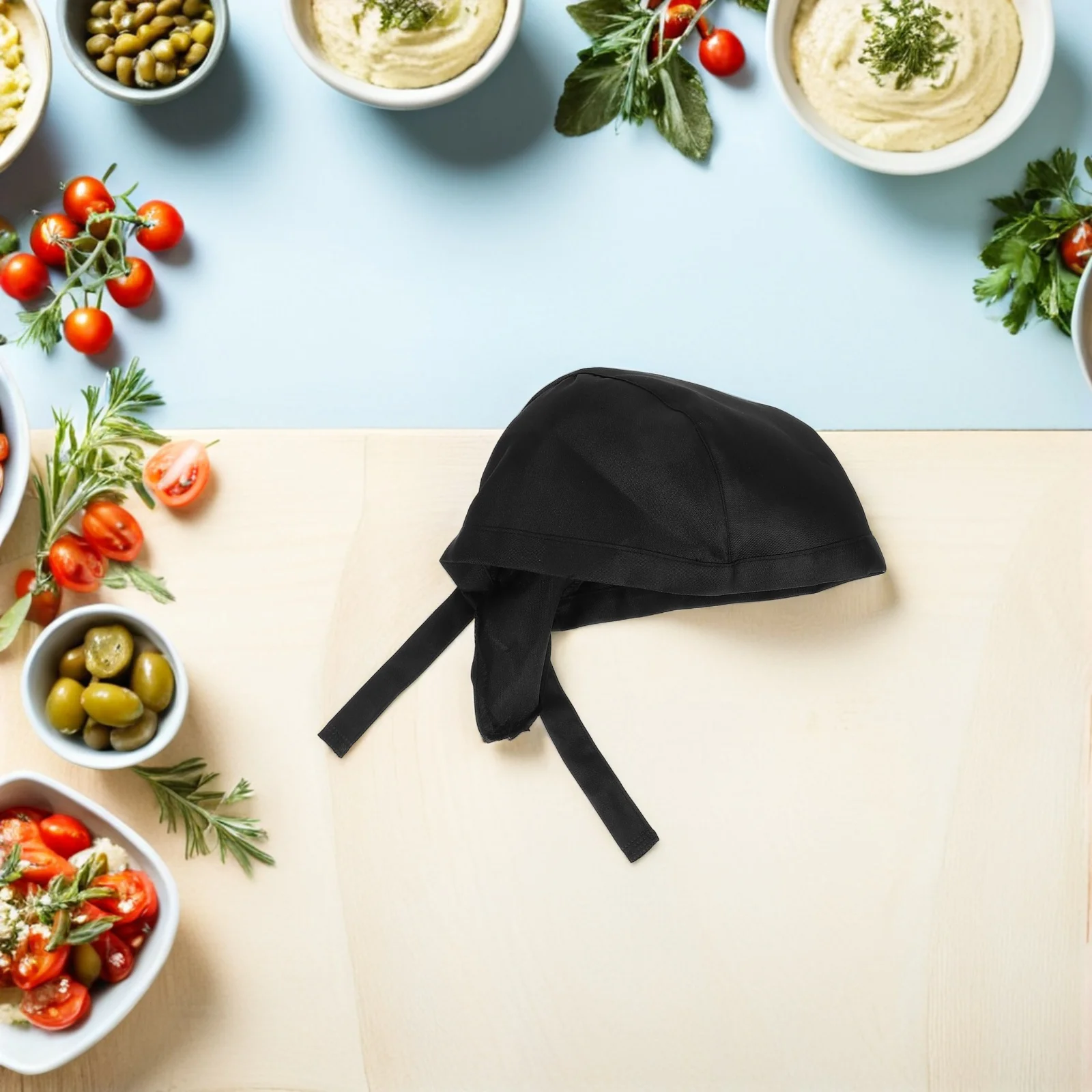 Chapeaux de Chef réglables, 3 pièces, casquettes de restauration de cuisine, Turbans de cuisine, chapeau de travail confortable noir pour chefs, boulangers, serveurs