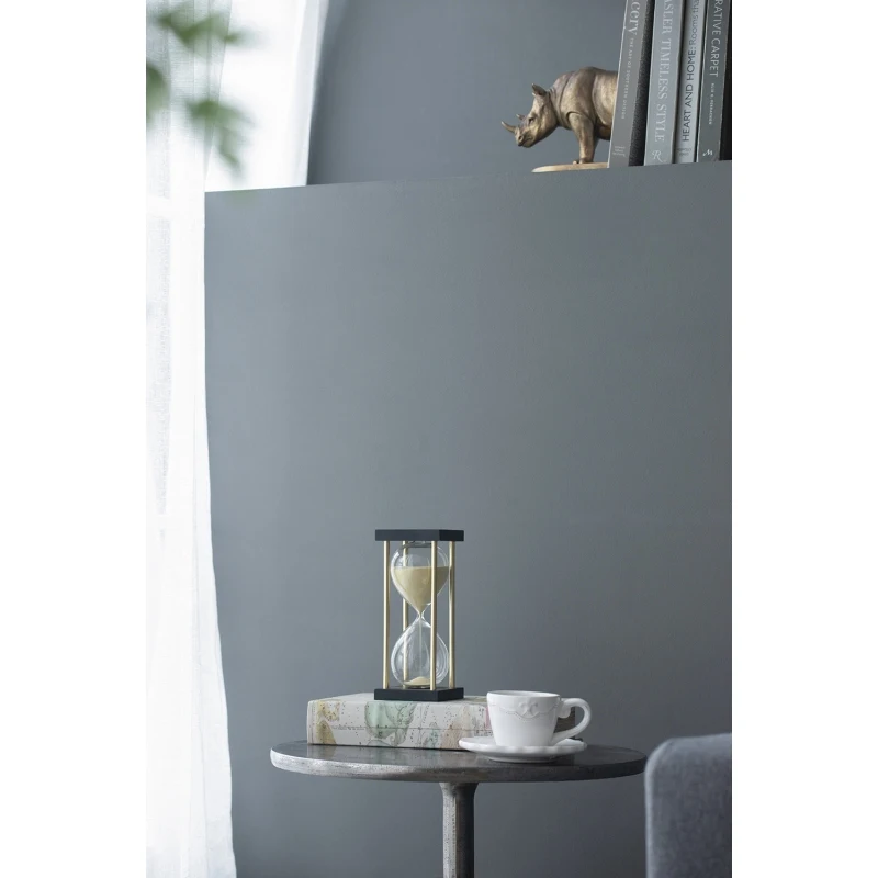 Песочные часы 3x3x7 Spellman, 15 минут, в рамке, с металлической подставкой, Тан