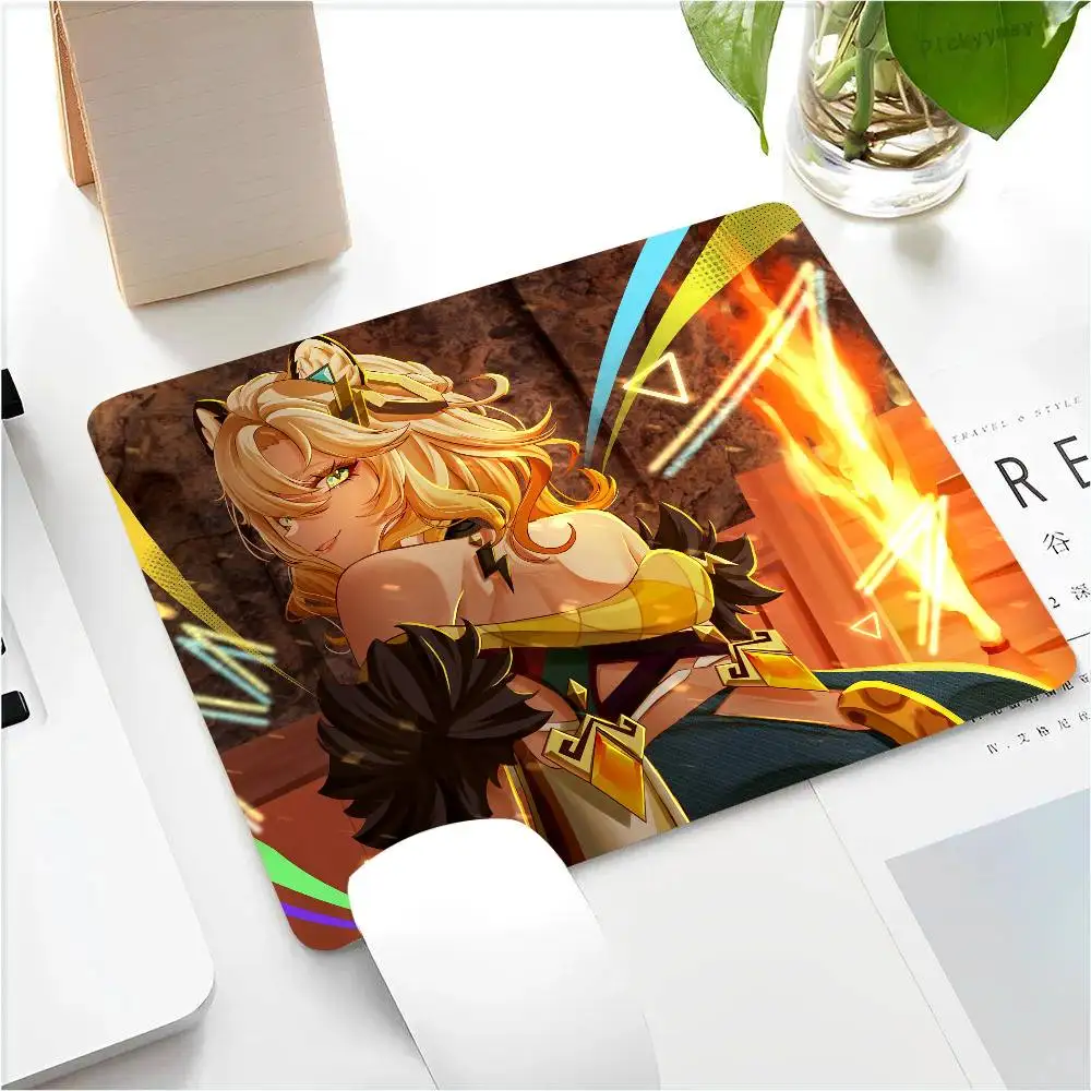 Xilonen Genshin Impact Mouse Pad 22X18 Square Computer Accessories Office Game Table Mats Rubber Anti-slip Mousepads view 3