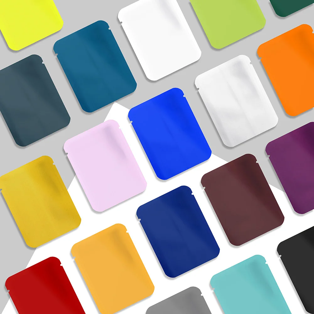 Le buste per imballaggio in alluminio puro con buste sigillate su tre lati in foglio di alluminio sono adatte per biscotti e tè.