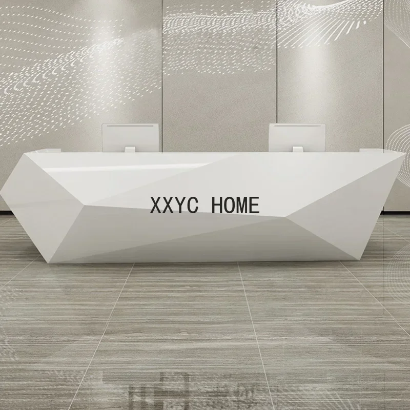 

Креативная краска для стойки ресепшн компании Haopanyijia