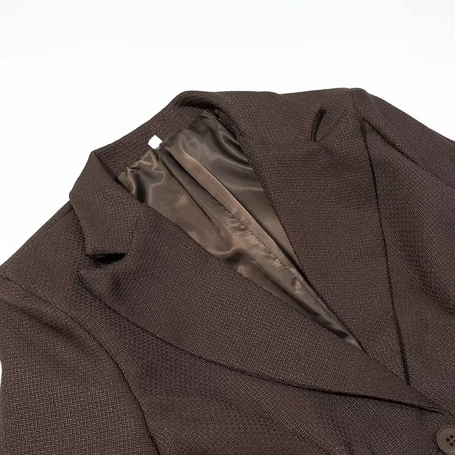 เสื้อแจ็คเก็ตแฟชั่นผู้หญิง DiYiG รุ่นใหม่ประจำฤดูหนาวปี 2025 สีพื้น ปกเสื้อแบบปกเชิ้ต ดีไซน์เก๋ เอวยืดหยุ่น แขนยาว เสื้อคลุมตัวนอกสำหรับผู้หญิง