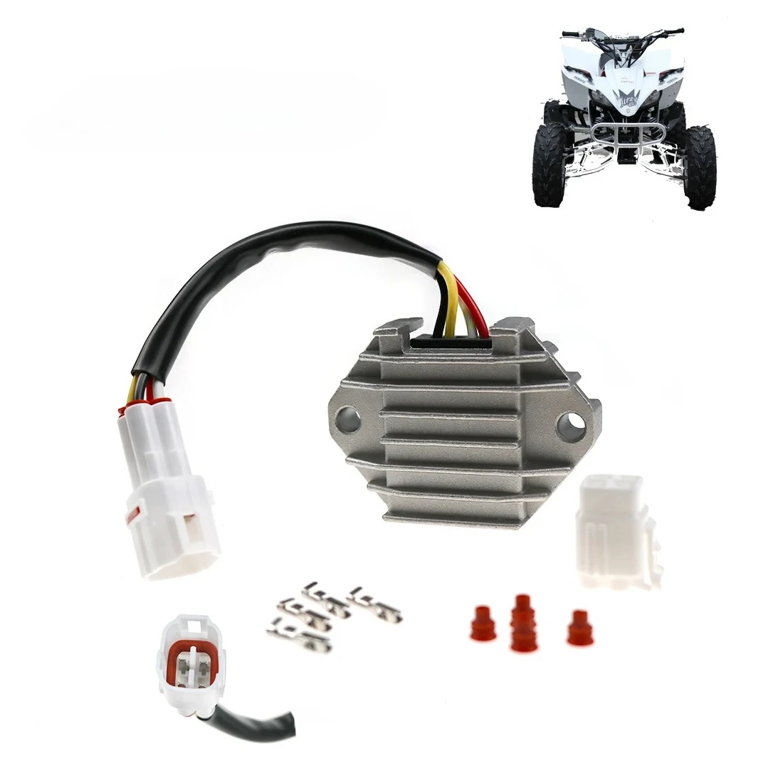 

Motorcycle Voltage Regulator Rectifier For Yamaha YFZ450 YFZ450F YFZ 450 2004-2011 5TG-81960-00 5TJ-81960-00 5TJ-81960-02