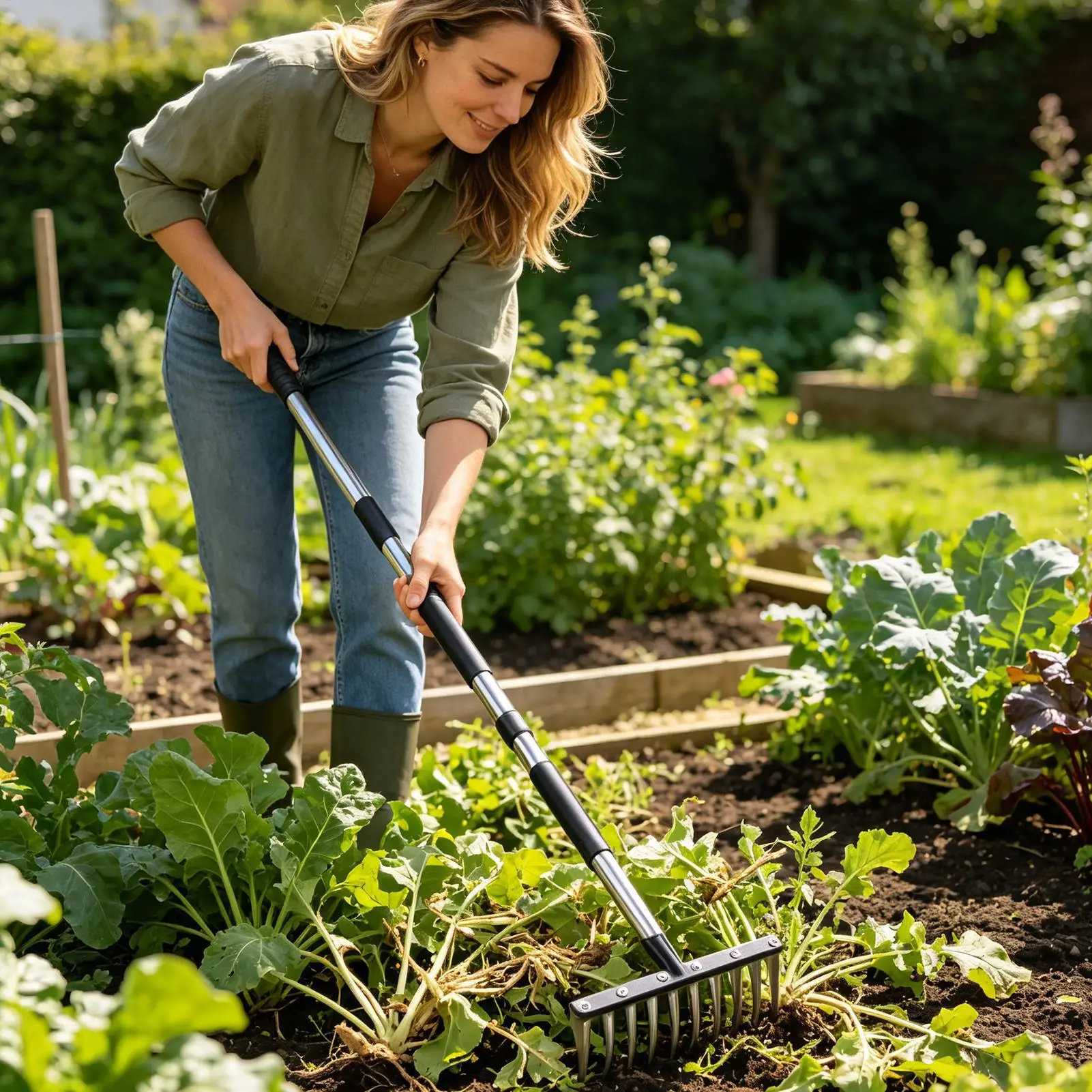 rateaux-a-gazon-pour-pelouses-outil-manuel-d'elimination-de-l'herbe-conception-a-5-dents-poignee-incurvee-ergonomique-rateau-d'exterieur-pour-le-nivellement-du-sol