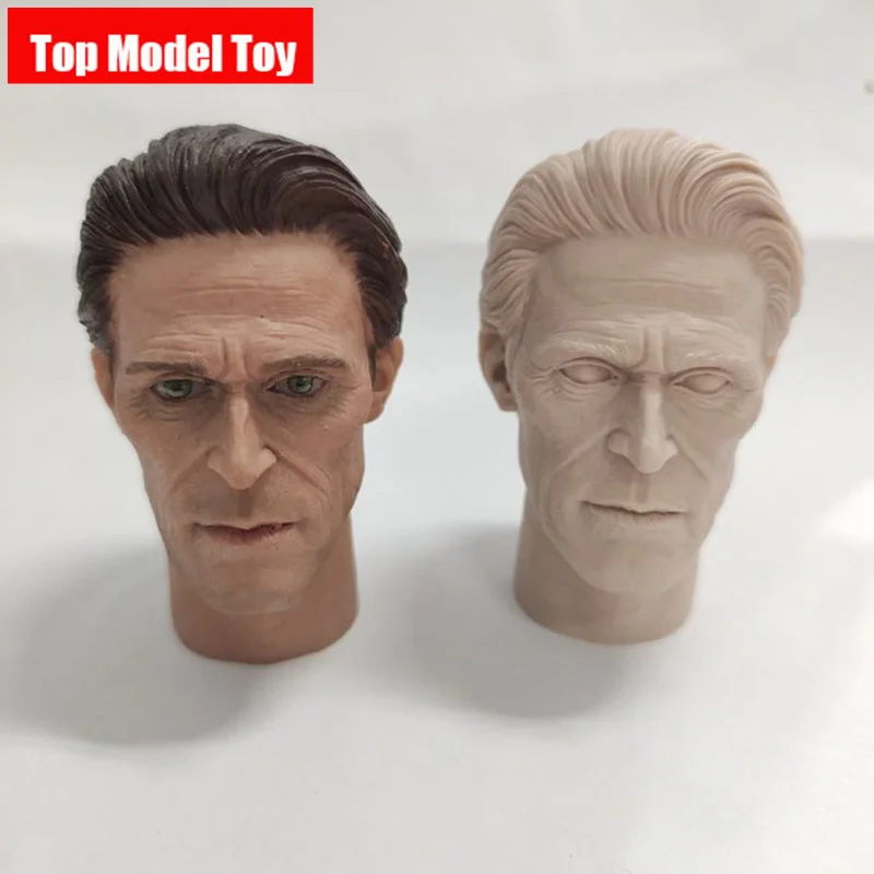 1/6 grün Monster Willem Dafoe Männlichen Kopf Sculpt Männlichen Soldat Kopf Carving Fit 12'' Action Figur Körper Fans Geschenke