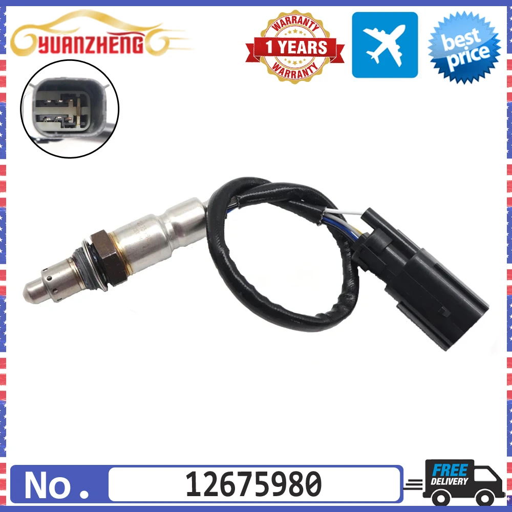 NEW Air Fuel Ratio Lambda O2 Oxygen Sensor 12675980 for Buick Envision Cadillac ATS CT6 Chevy Camaro GMC Terrain 2.0L Upstream