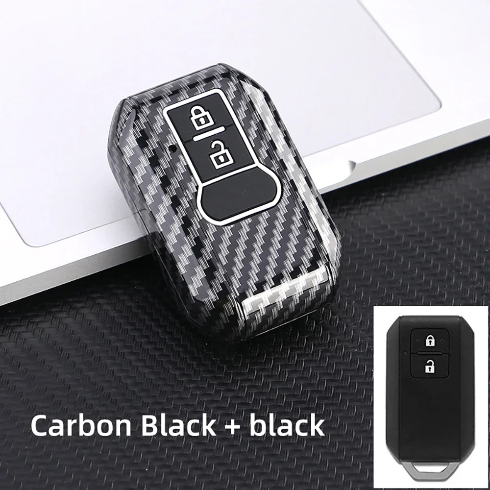 

Carbon Car Key Case For Suzuki Swift Hybrid 2023 Jimney Baleno Ignis XL7 Monopoly ERTIGA Accurate Wagon R Accessories