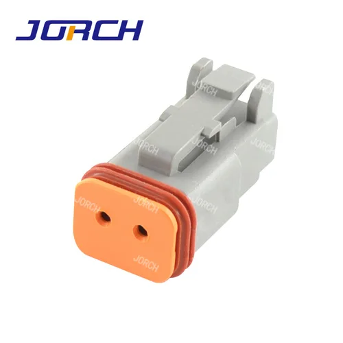 Imagen 2 del producto 5 Juegos de conector eléctrico macho hembra impermeable Deutsch DT de 2 pines DT04-2P DT06-2S con terminales