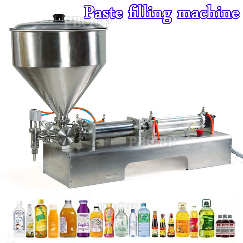 PBOBP Flow Weighing Type Fully Automatic Dispensing Filling Machine Honey Sesame Sauce Edible Oil Glue Viscous Liquid 110V/220V