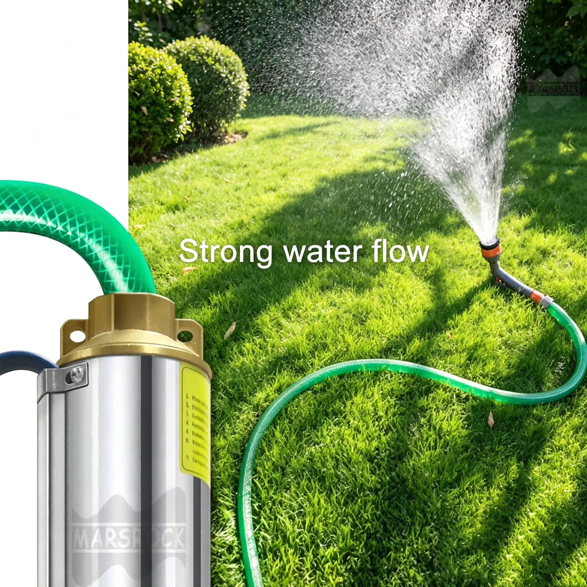 750Watt Deep Well Pump With Built-In Controller Solar Stainless Steel Submersible Pump Max Flow 2T/H PV Agriculture Water Pump