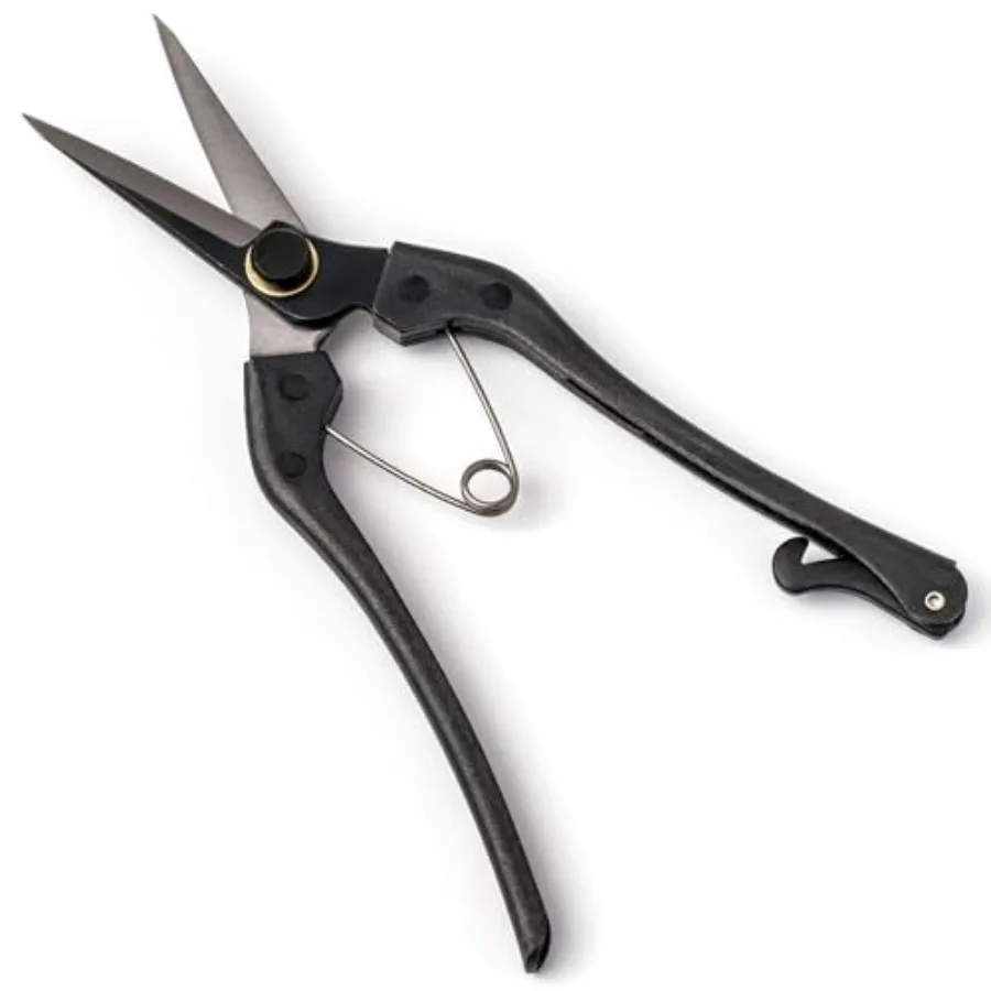 Tijeras de podar de doble filo para bonsái, fabricadas en Japón, de precisión para cortes limpios y suaves en tallos blandos, podadora manual para bonsái.