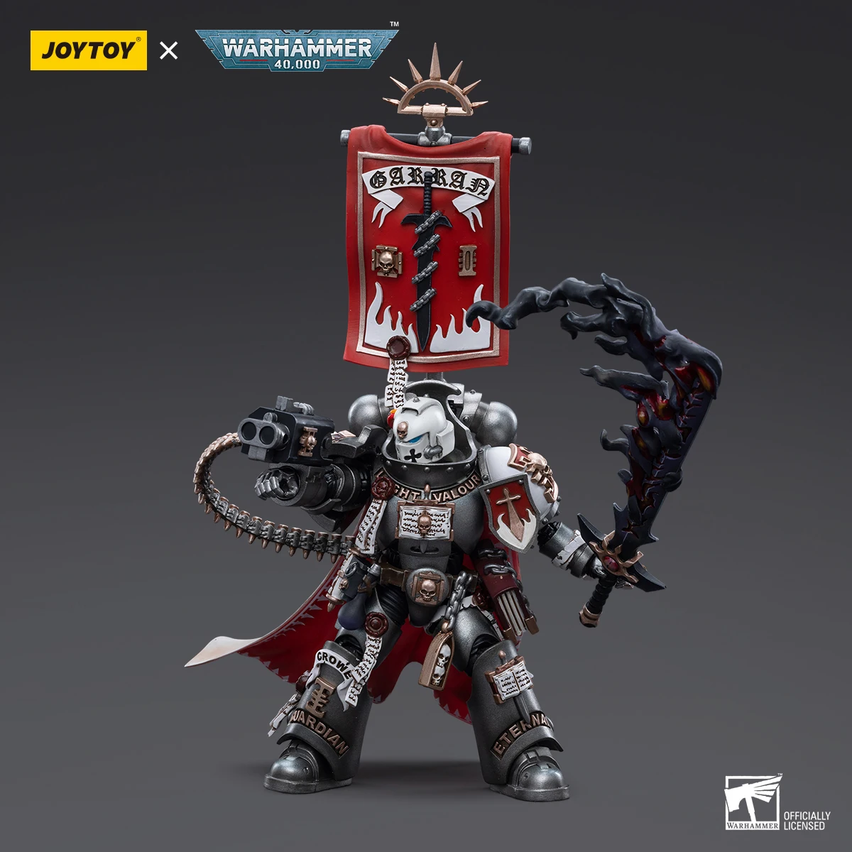 JOYTOY Warhammer 40K Iron Warriors Grey Knights Thule Crowe Akantar Draigo Vibova Terminator Justicar Voldus 1/18 Action Figure