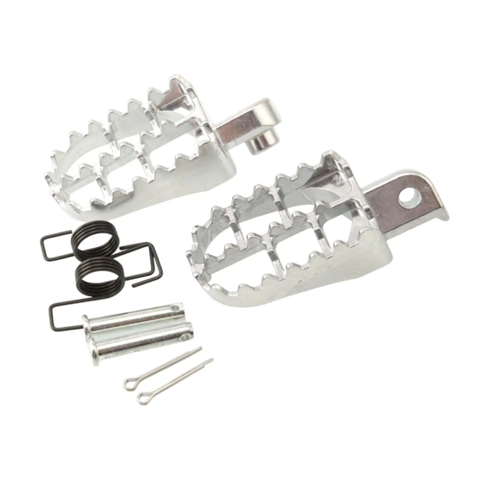 

Motorcycle Foot Pegs with Screws Accessories Lightweight Sturdy Aluminium