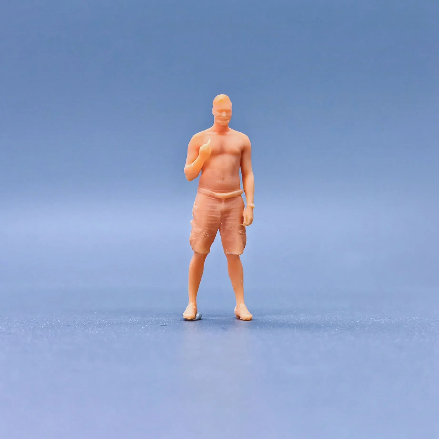 1/64 1/43 Scale Model Resin Middle Finger Male Tattoo Uncolored Miniature Diorama Hand-painted S302