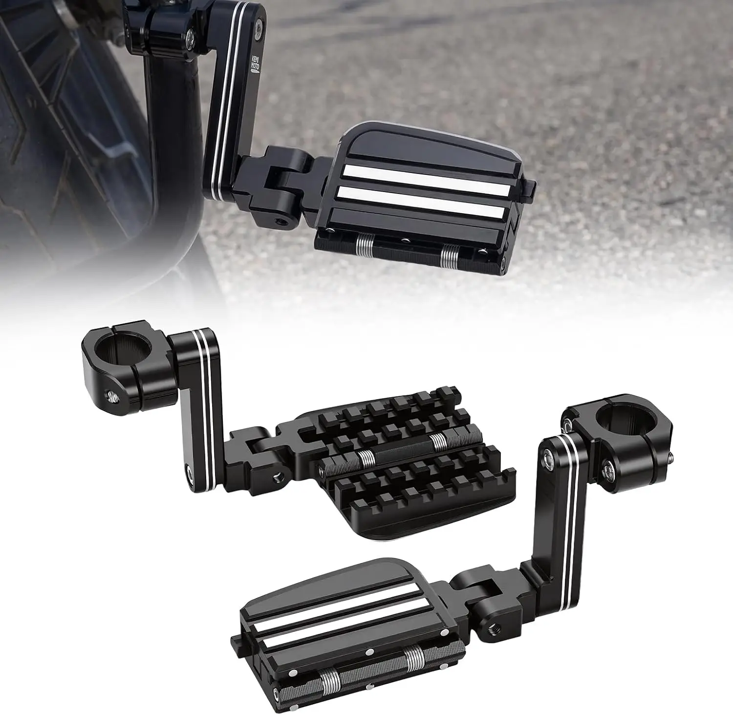 Compact Motorcycle Highway Pegs for 1.25