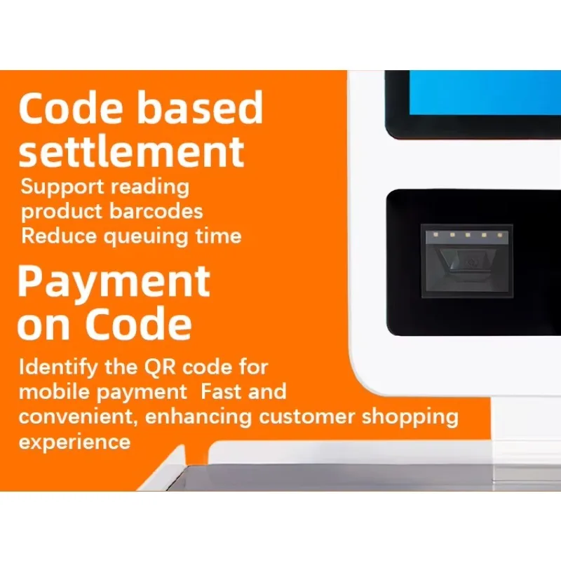 F3-ZS1 Restaurant Standing Touch Screen 8+128G Windows System Bestellen NFC QR Zahlung Self-Service Kiosk