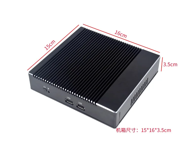 Applicable to J1900 quad-core fanless home office industrial control mini computer host mini pc